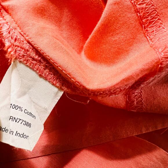 J. Crew Coral Tie Front Sleeveless Maxi Dress Size XS - Picture 5 of 8